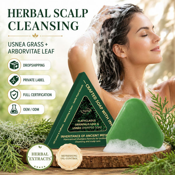 Usman Grass and Arborvitae Leaf Shampoo Soap